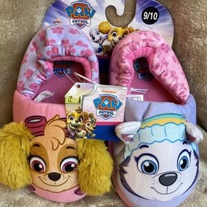 NWT Girl’s Paw Patrol Slippers Shoes Skye Everest Size 9/10